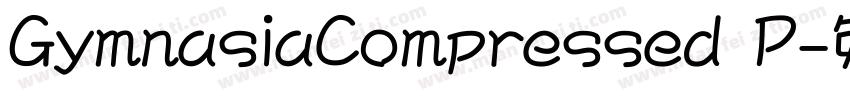 GymnasiaCompressed P字体转换